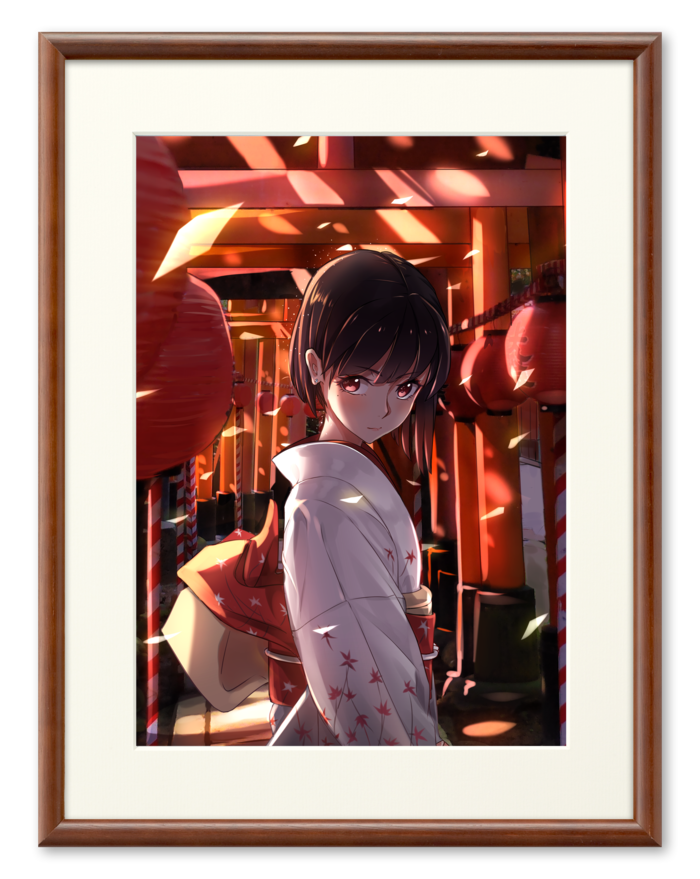 複製画(プリモアート) - A2 - 額縁・ブラウン