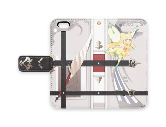 手帳型iPhoneケース - iPhone 6 / 6s - ストラップ穴 あり